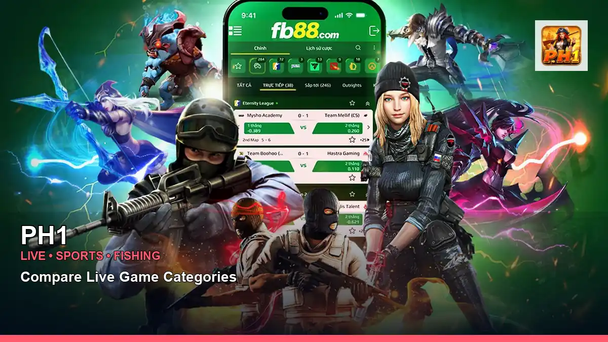 PH1 sports betting and arcade games for Philippine players