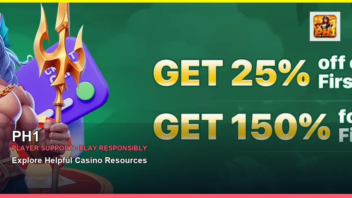 PH1 casino terms and player information for the Philippines